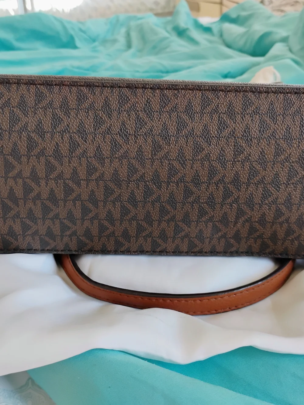Michael Kors Brown Signature Tote Bag